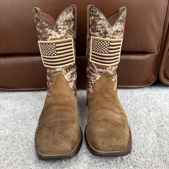 Ariat Camo Patriotic Boots - Picture 3 of 13